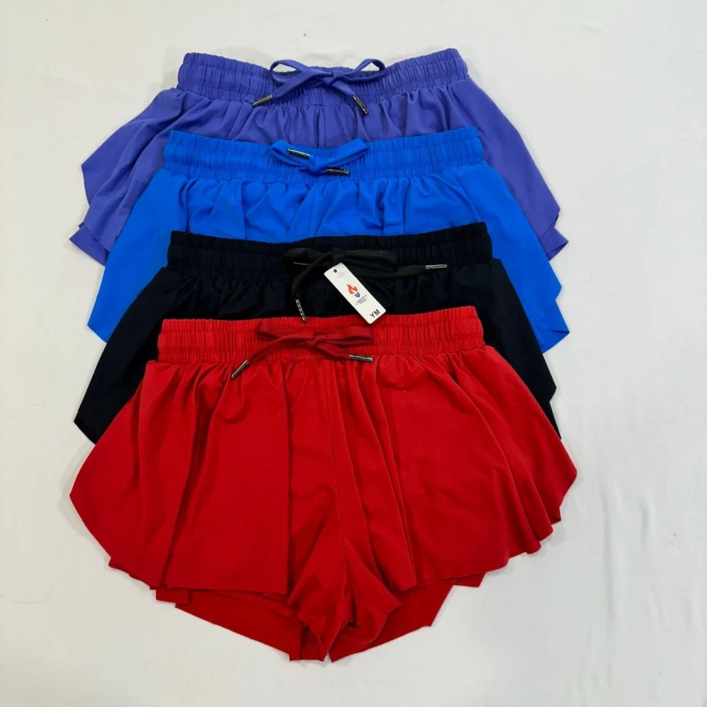 Bundle Liberty Pro Butterfly Flowy Athletic Shorts Kids‎ Youth Medium Elastic 4x